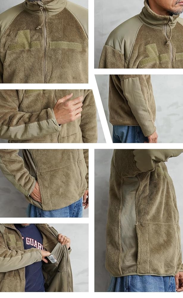 米軍 ECWCS Gen3 POLARTEC フリースジャケット COYOTE MILITARY リジェクト 訳あり品 実物 USED 米軍 ECWCS Gen3